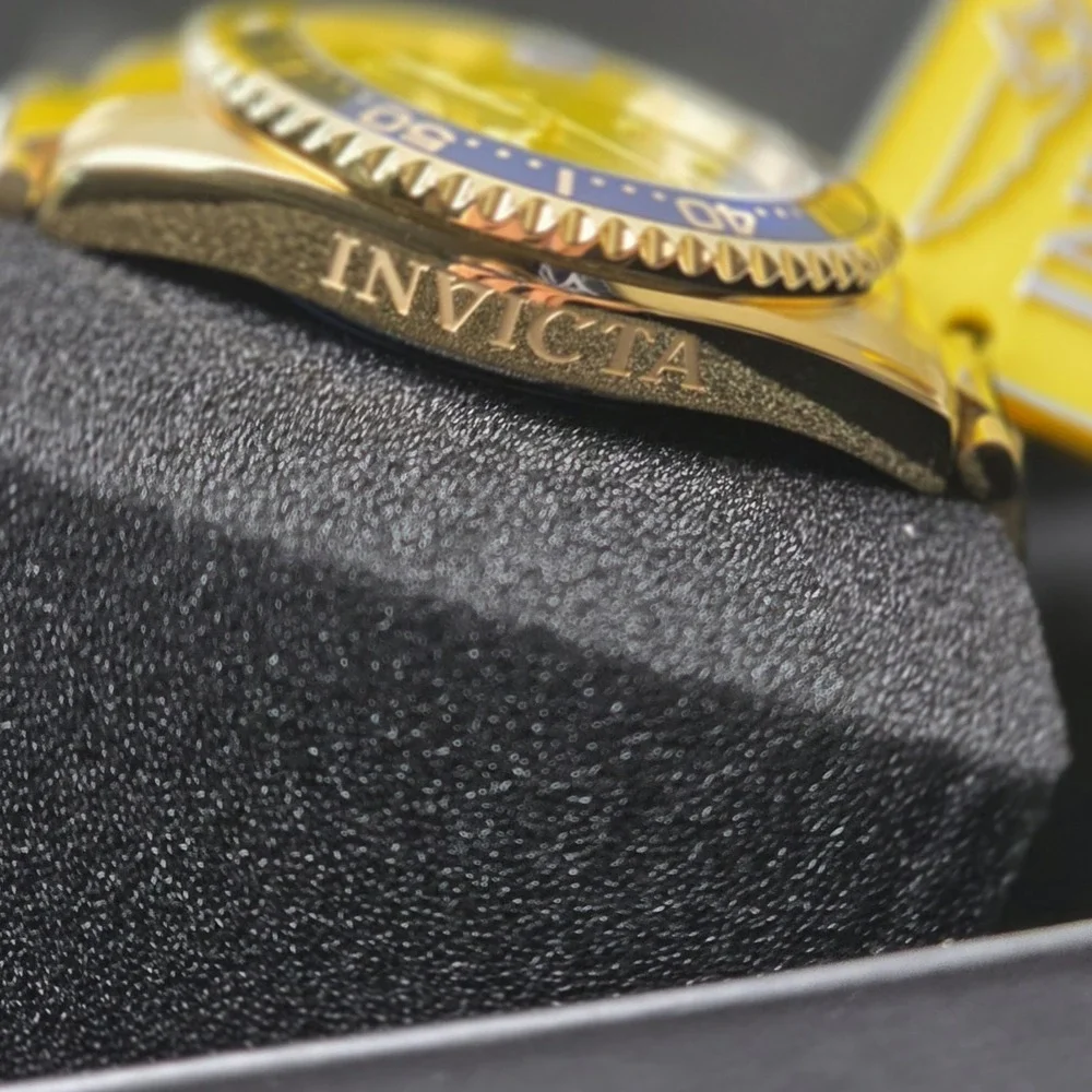 NEW‎ Invicta Pro Diver Men's Watch 37.5mm Gold Blue Dial (8937)